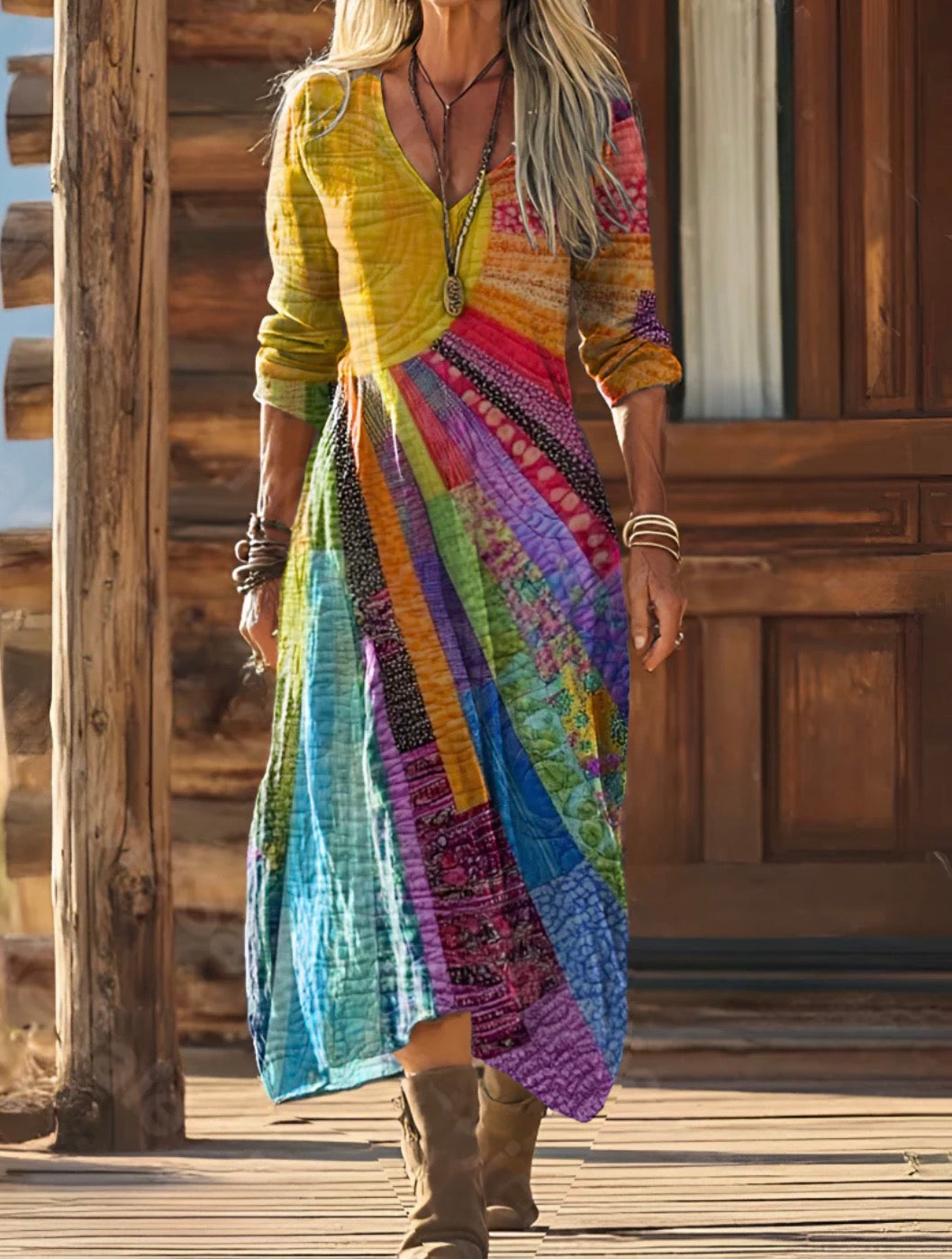 Luna Vestido Bohemio de Diseño