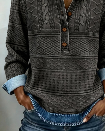 Olivia – Chaqueta con Cuello y Cierre de Botones