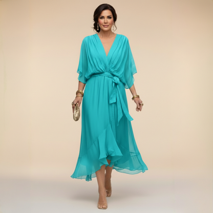 Monica – Abrigo con Escote en V