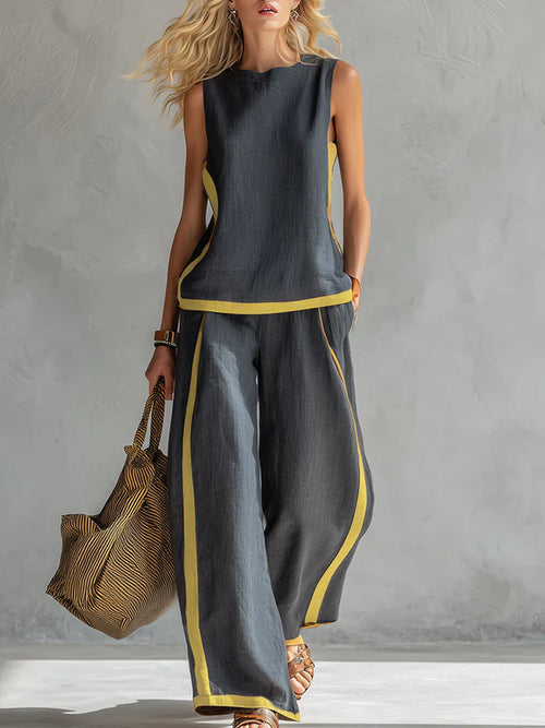 Leila | Elegante Traje de Algodón