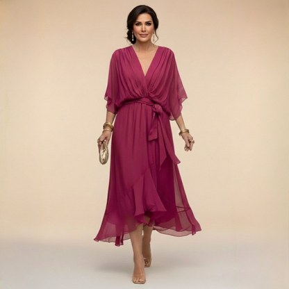 Monica – Abrigo con Escote en V