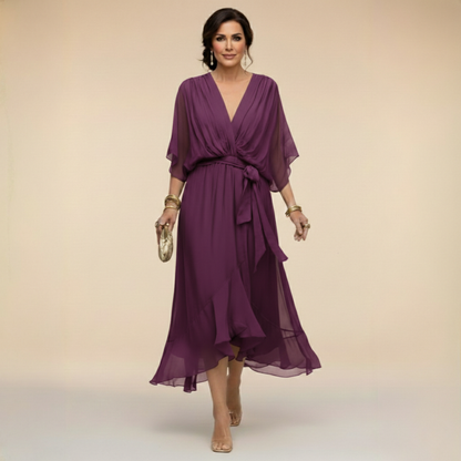 Monica – Abrigo con Escote en V