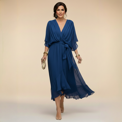Monica – Abrigo con Escote en V