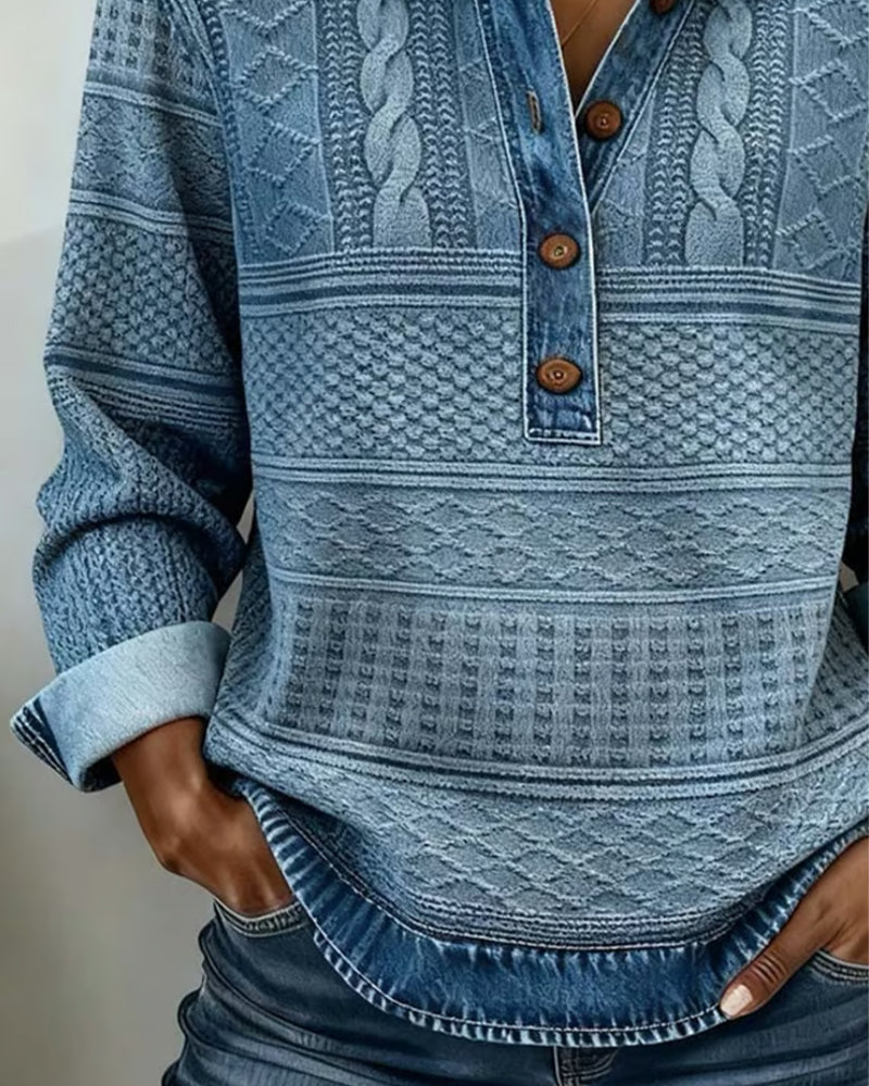 Olivia – Chaqueta con Cuello y Cierre de Botones