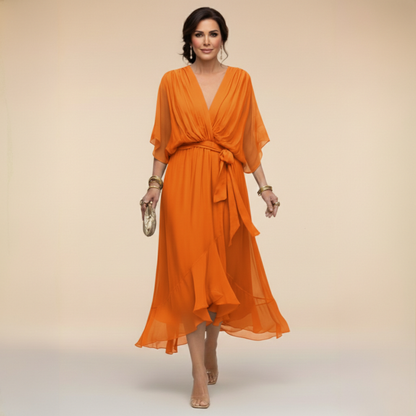 Monica – Abrigo con Escote en V