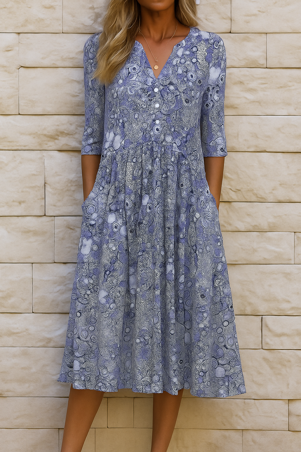 OLIVIA | VESTIDO ELEGANTE CON ESCOTE EN V