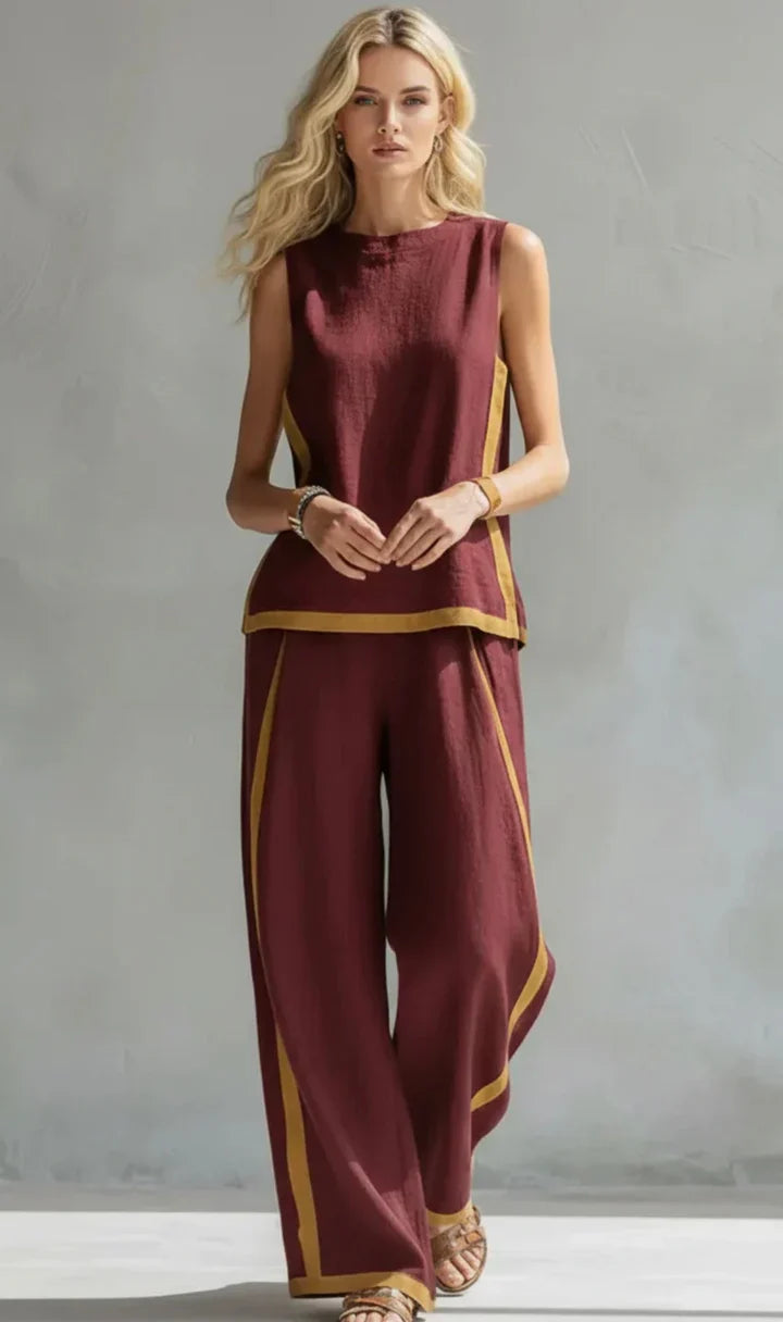 Leila | Elegante Traje de Algodón