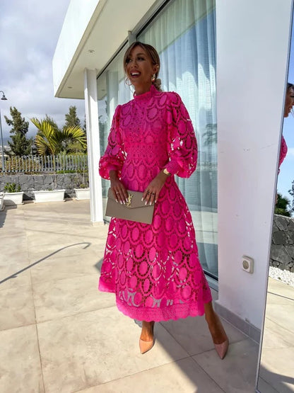 Noor - Vestido de Encaje Romántico
