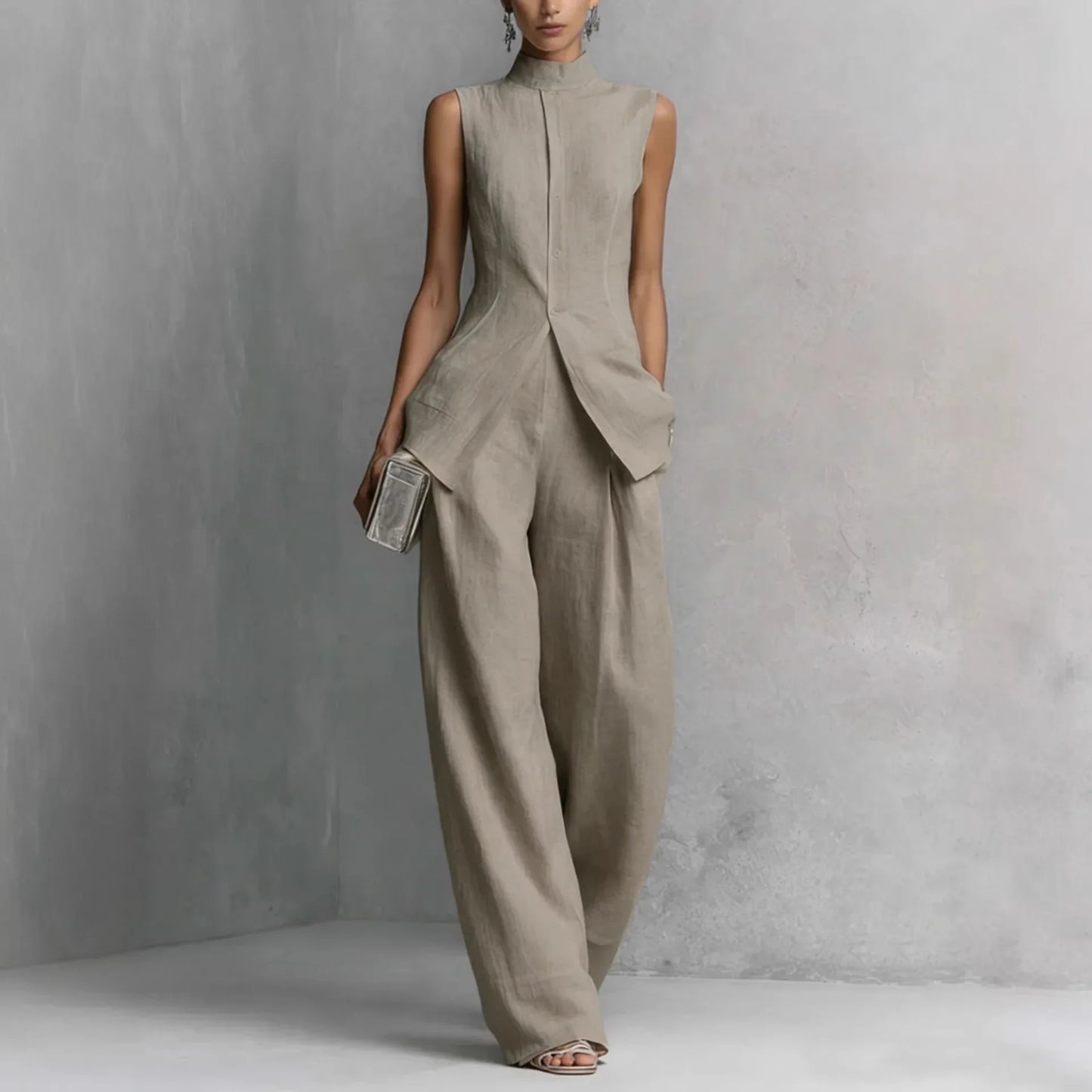 Conjunto Casual de dos Piezas Primavera/Verano
