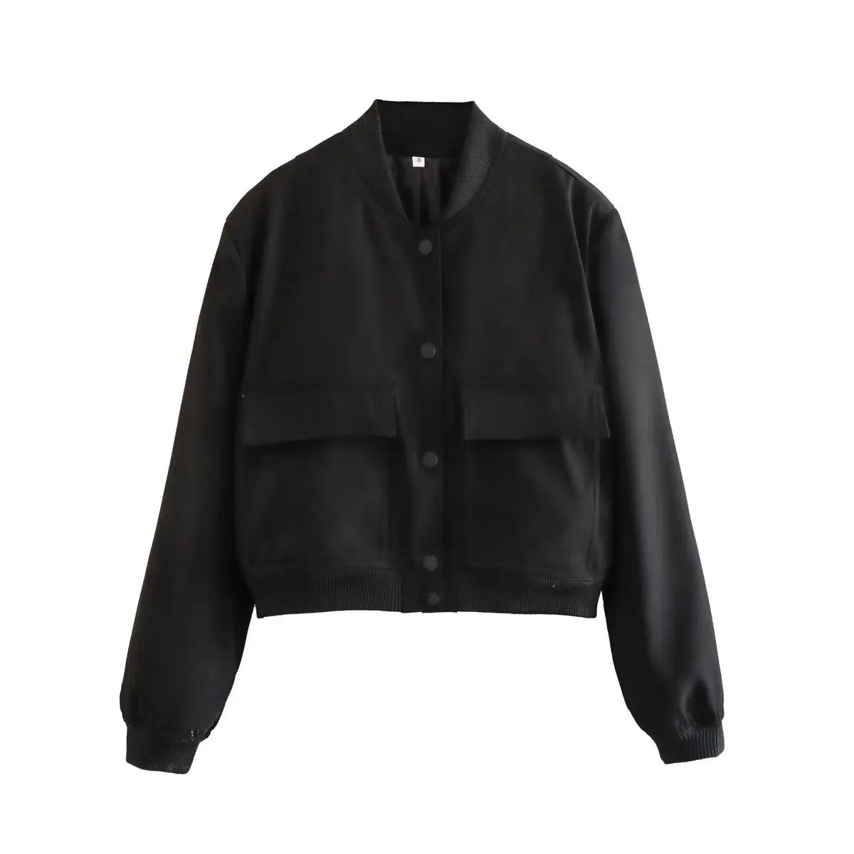 Bomber Mujer Crema | Chaqueta Crop con Bolsillos — Isabella Torres