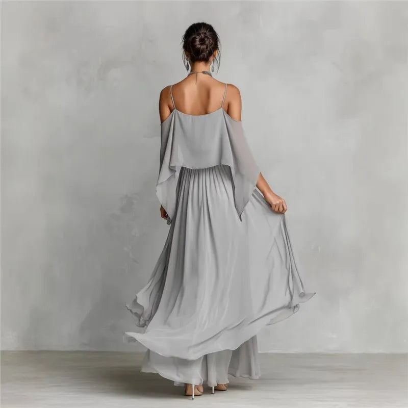 Conjunto informal de verano en gasa para mujer