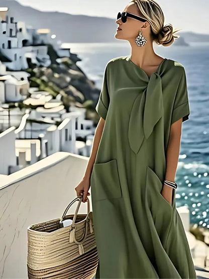 Vestido Elegante con Bolsillos