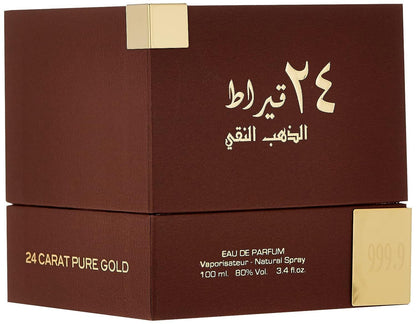 24 CARAT PURE GOLD Lattafa perfume HOMBRE 100ml