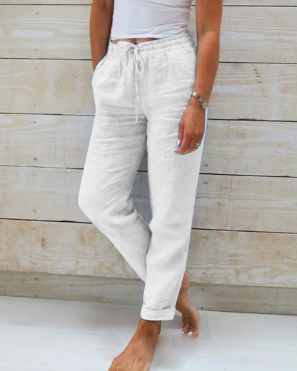 Pantalones de Mujer de Algodón