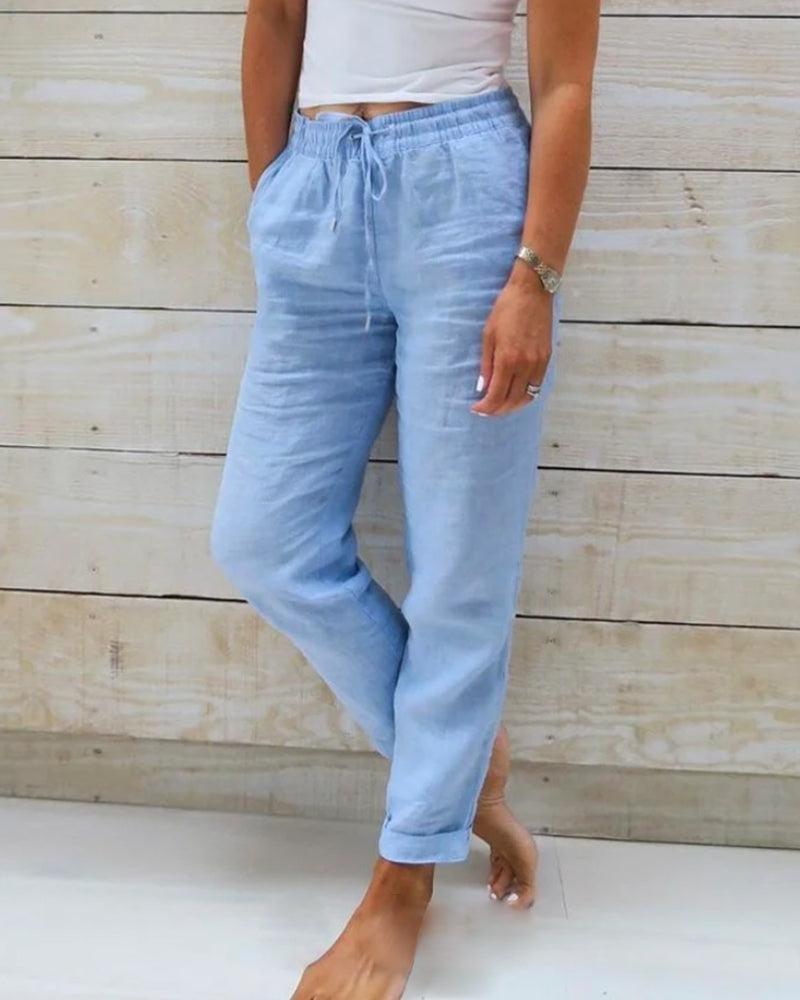 Pantalones de Mujer de Algodón
