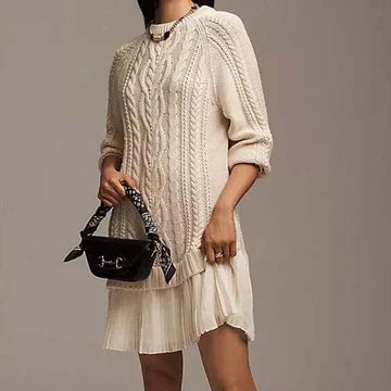 Vestido Maya de Punto Trenzado